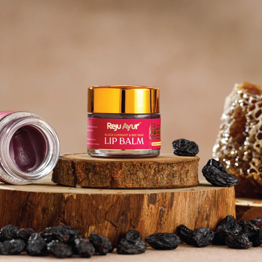 Lip Balm with Black Currant & Bee Wax