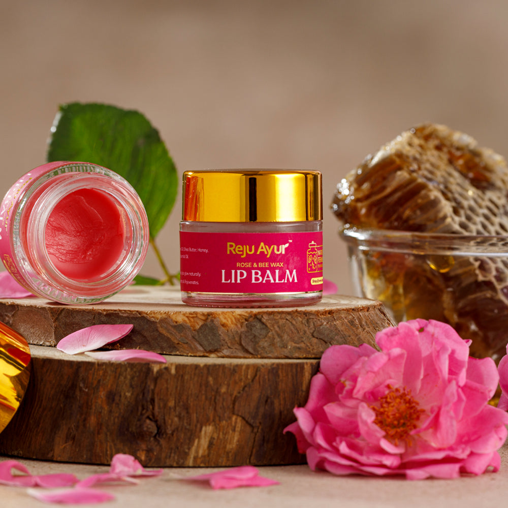 Lip Balm with Rose & Bee Wax