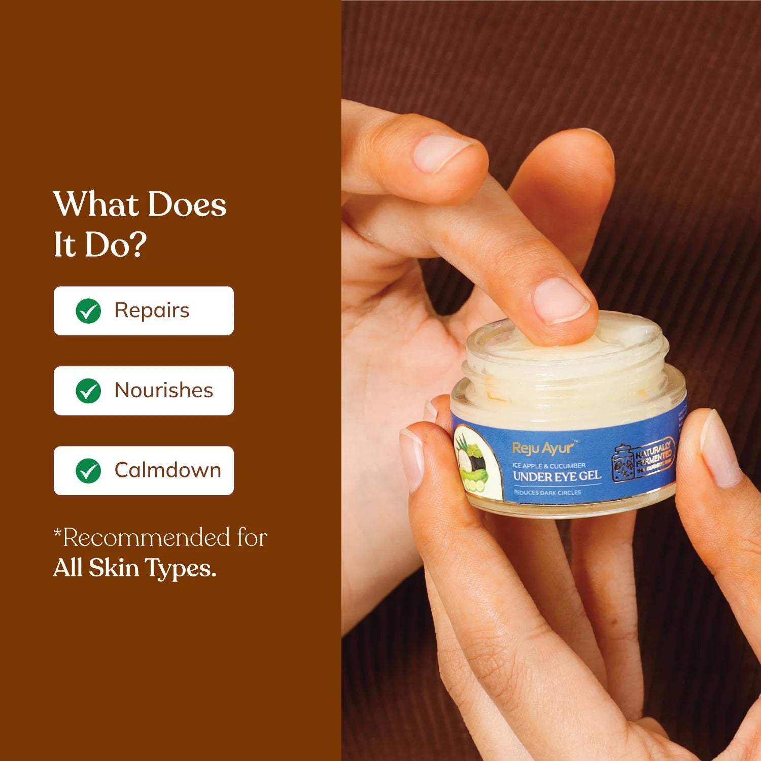 Under Eye Gel Ice with Apple and Cucumber