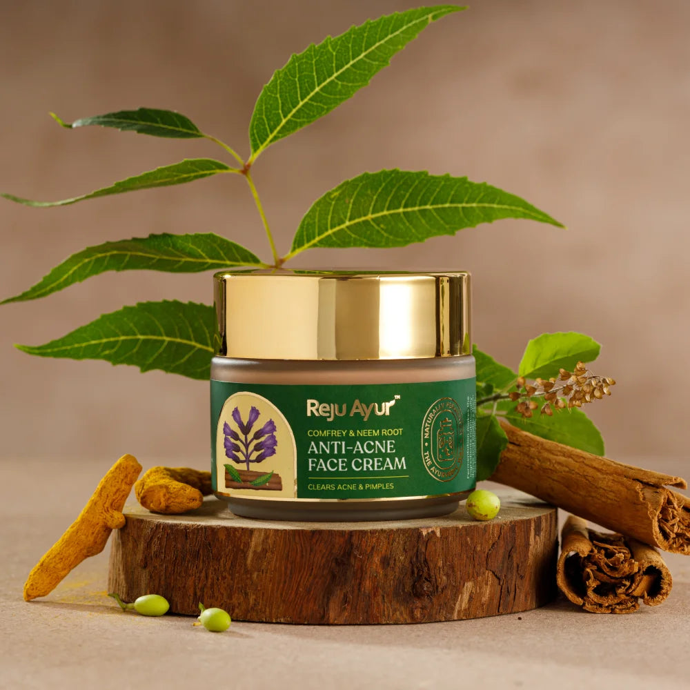 Anti-Acne Face Cream with Comfrey & Neem Root