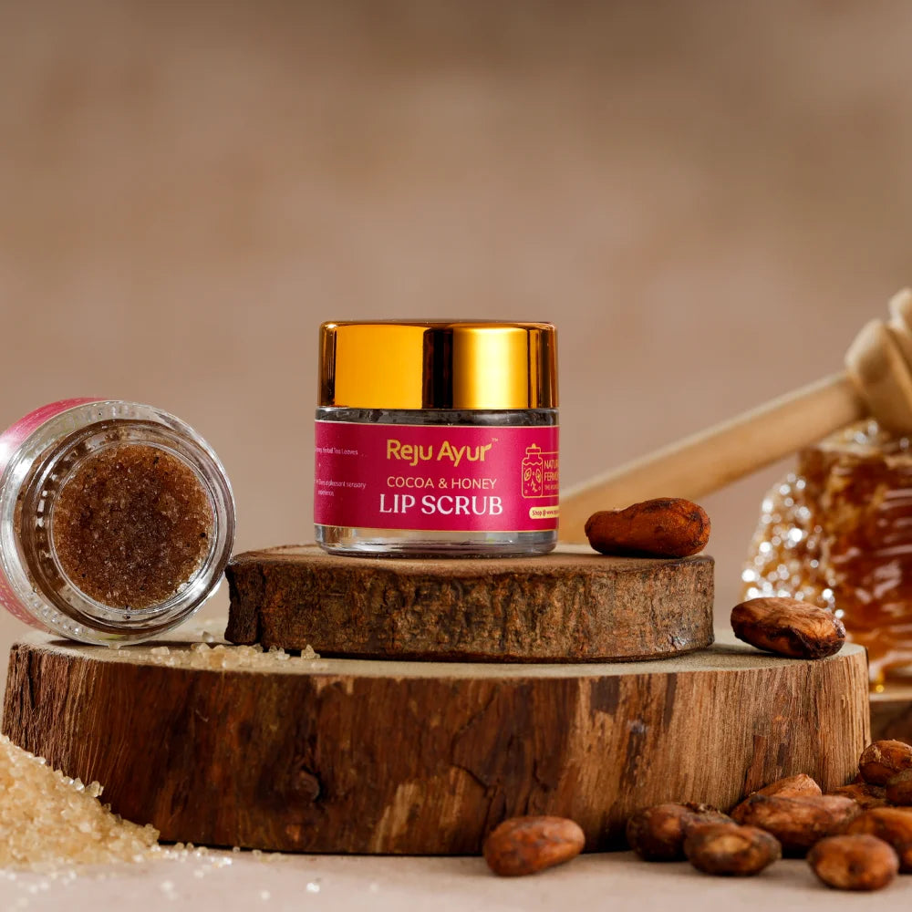 Lip Scrub with Cocoa & Honey