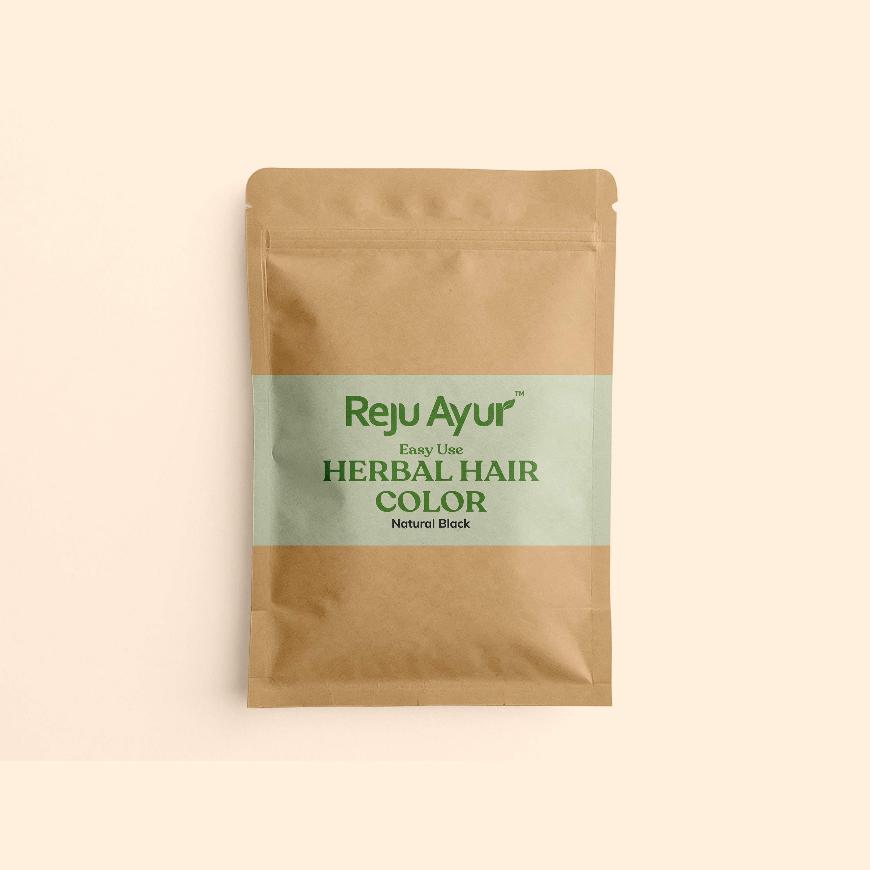 Easy Use Herbal Hair Color Powder (Natural Black) 10G