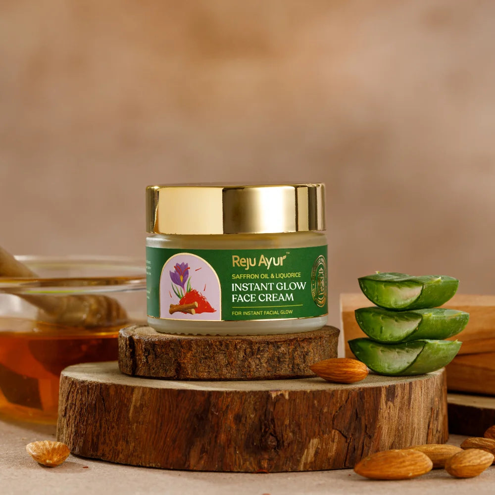 Instant Glow Face Cream with Saffron Oil & Liquorice