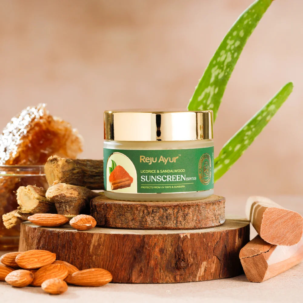 Sunscreen (SPF50) with Licorice & Sandalwood