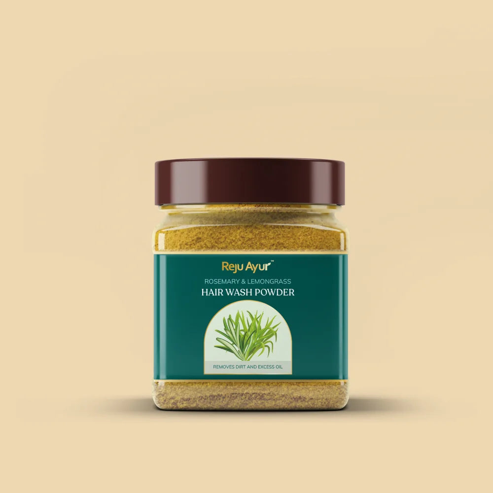 Hair Wash Powder with Rosemary & Lemongrass